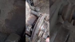 снять ступицу т5 без съëмника
