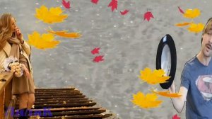 Женщина Осень -Woman Autumn -a man April