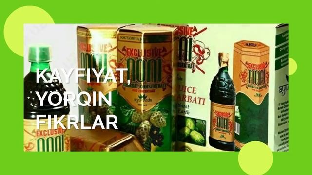 DEPRESSIYADAN CHIQINGVA, CHARCHOQNI MUTLAQO UNUTING! NONI EXCLUSIVE SHARBATI YORQIN HAYOT KELAJAK смотреть онлайн