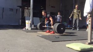 Took a crack at a 295 clean. Need to work some front squats...