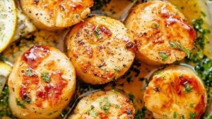 Как Приготовить Морские Гребешки. Вкусный и Быстрый Рецепт Гребешков.