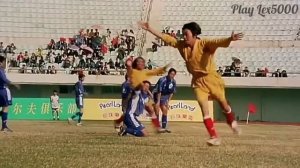 Убойный футбол.Команда Шаолиньского кунг-фу лучше всех.