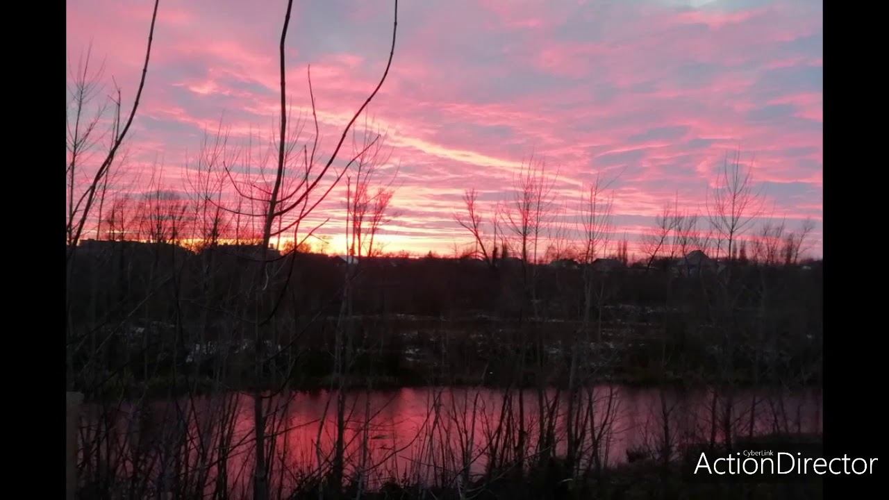 Красивый закат. 04. 11.2019. С праздниками вас! ❤️ смотреть онлайн