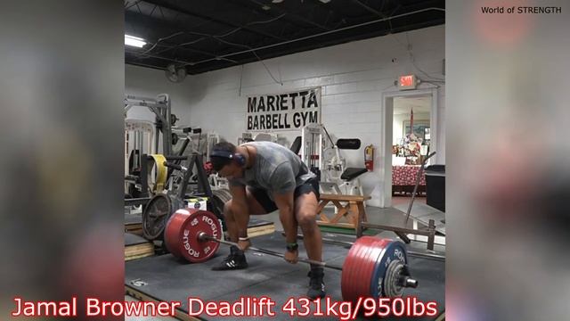 The Powerlifting Monster Jamal Browner - New Total World Record