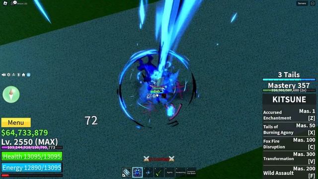 Best Kitsune Combo in Blox Fruits