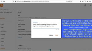 How to Create a Blog On Blogger with advance SEO settings setup | Create Free blog and earn money 💰