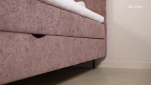 Кровать со встроенным матрасом. Интересный вариант для современной спальни. В обзоре "Бокс"