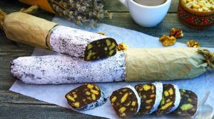 Всегда удивит. ШОКОЛАДНАЯ КОЛБАСКА ИЗ ПЕЧЕНЬЯ