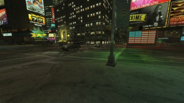 Walking in heavy Rain at Night | GTA IV ASMR | Star Junction, Algonquin, Liberty City
