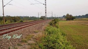 EMU and Express Train on a classic and Beautiful curve