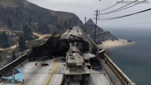 GTA V - 14 Stars Wanted Level Mod Escape to be have Rhino Tank you can were in with.