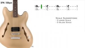 Funk Soul Groove Backing Track in Dm