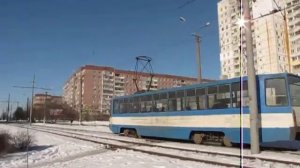 Трамвай КТМ 71-608К в Днепропетровске