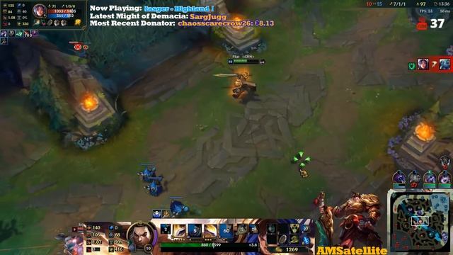 Conqueror TriGage Garen VS Irelia - League of Legends Stream Game смотреть онлайн