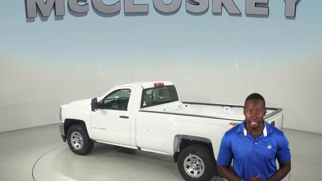 183072 New 2018 Chevrolet Silverado 1500 WT 4WD White Test Drive, Review, For Sale - смотреть онлайн