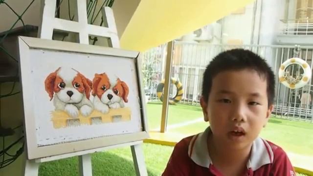 Bảo Duy lớp Yellow Macaron đọc thơ tặng mẹ 20.10