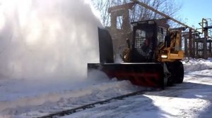 Снегоочиститель шнековый СШ 200 на МКСМ