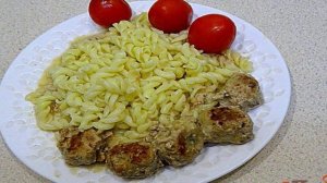Фрикадельки с укропом в соусе