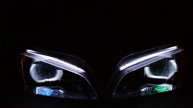 Pegeout 106 BMW Angel eye  / Devil eye Projector Retrofit
