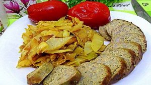 Печёночные колбаски с фаршем и рисом