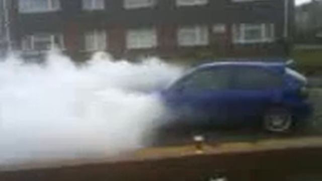 rover mgzr 180bhp burnout port talbot