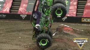 Monster Jam Monster Trucks Grave Digger - High Speed Jumps | Coffin Dance Song - COVER