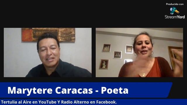 La Tertulia al Aire presenta a Marytere Caracas Poeta смотреть онлайн