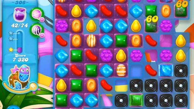Candy Crash Soda Saga level 306 - Solved - No Boosters смотреть онлайн