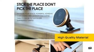 Baseus 360 Rotation Magnetic Car Holder Smartphone - SUGENT-NT0S | Info Produk