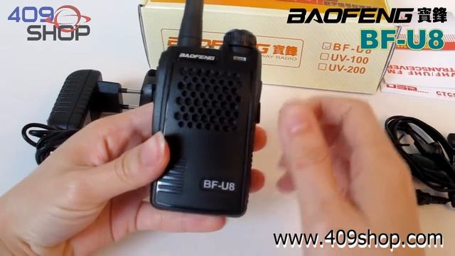 BAOFENG BF-U8 UHF 400-470Mhz mini radio