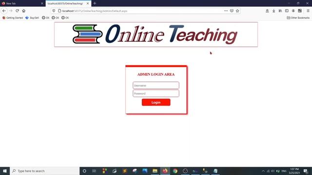 Online Teaching Website Project in ASP.Net | Online Teaching Project with source code