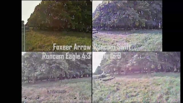 Foxeer Arrow HS1190 VS Runcam Swift and Eagle (16:9 & 4:3) смотреть онлайн