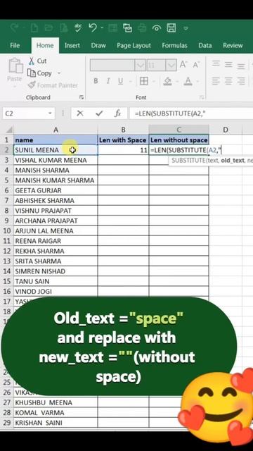 Count letter in cells 🔥 subscribe for such Excel tips 🤩