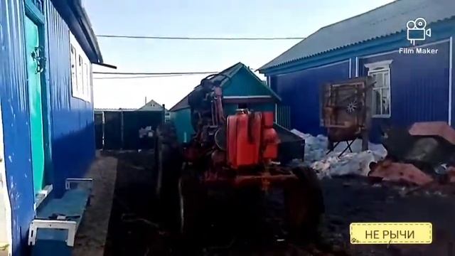 Починил трактор т-25. Теперь летает