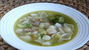 Суп с брюссельской капустой в мультиварке