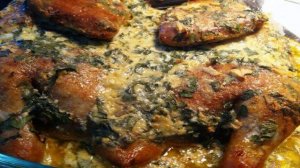 Курица чкмерули по грузински