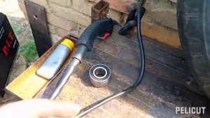 замена подшипников на ступицах телеги от мотоблока