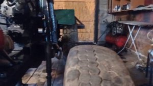 Передний мост от УАЗа на самодельный трактор, часть/1