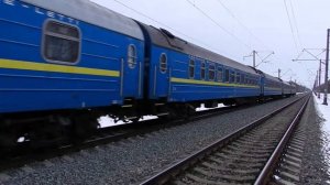 ЧС4-113 с пасс. поездом "КАШТАН"