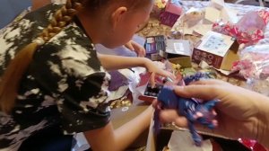 День рождения Настасьи.Вскрываем подарки.