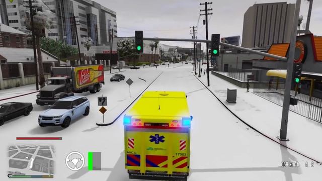 GTA 5 EMS MOD - MICU in gta 5! (mobiele intensive care unit)