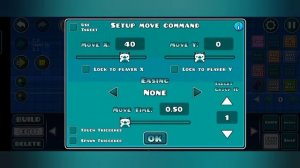 как изпользовать триггер move в гд