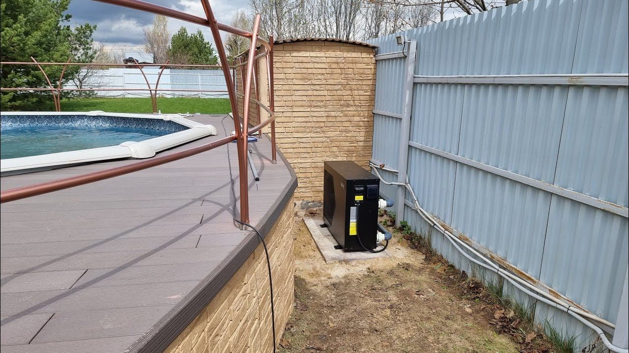 Тепловой Насос для Бассейна Каркасного Aquaviva на 220 В. Обогрев воды бассейна тепловым насосом смотреть онлайн