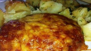 Куриные отбивные в остро-сладкой, сырной корочке