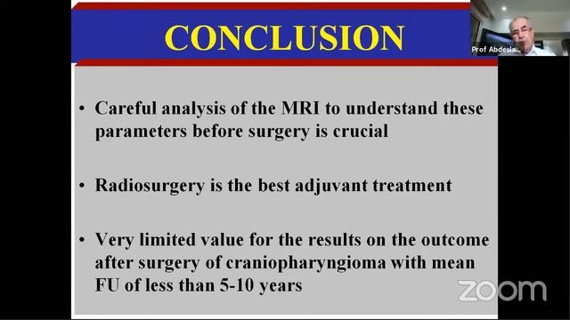 SMNC Webinars 2020 W04/ Surgical management of craniopharyngioma: from above or below? смотреть онлайн