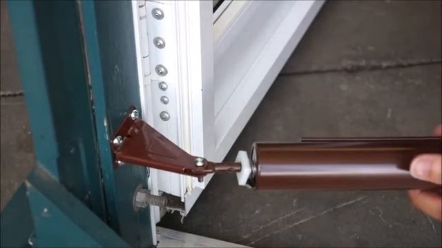 How to Install Door Stopper Security Pneumatic Lock For Screen Door