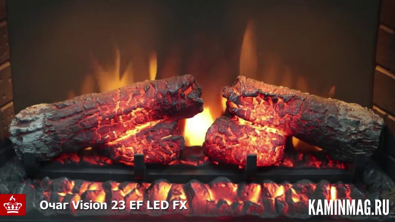 Электроочаг Vision 23 EF LED FX смотреть онлайн
