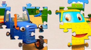 Синий трактор - Собираем пазлы вместе |MariKMV