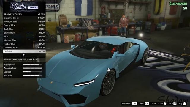 Pegassi Reaper Best Customization & Test Drive - GTA 5 Online - Lamborghini Huracan! NEW!