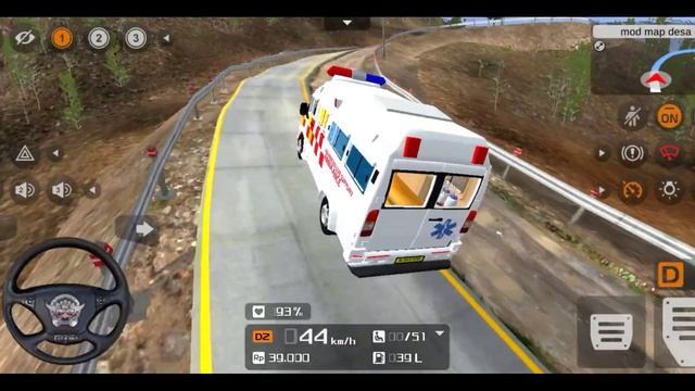 Ambulance Off road Bus Simulator Indonesia - Off road Ambulance Gameplay смотреть онлайн